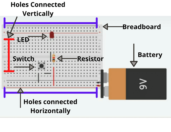 simple electronic circuit