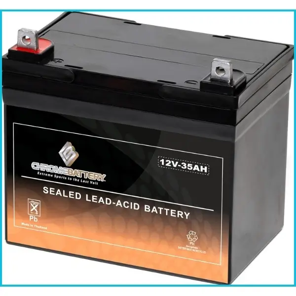 Chrome Battery 12V 35Ah AGM Battery