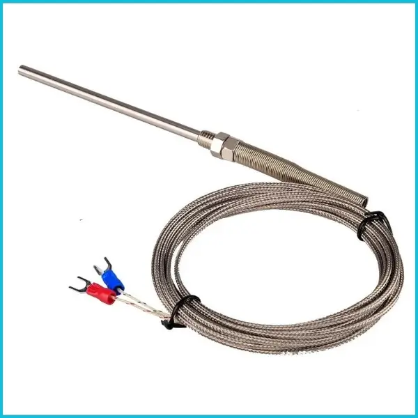 industrial thermocouple in action