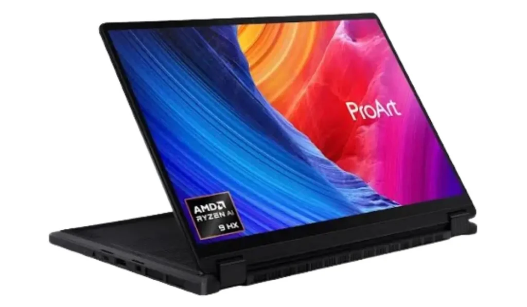 Top 5 Best Laptops for Graphic Design in 2025 3 ASUS ProArt Studiobook 16 OLED 2025 emphasizing its vibrant OLED display